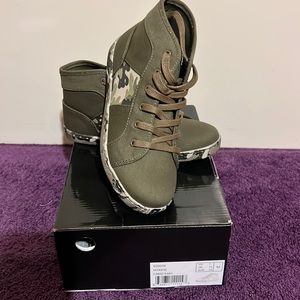 Brand new without tags, original box. Dezzys camouflage sneakers size 1